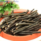 Natural Apple Wood Chew Sticks — Teeth Grinding Sticks for Small Pets