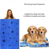 Quick-Drying Microfiber Dog Towel — Super Absorbent Bath Towel