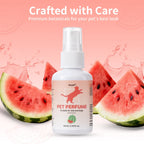 Watermelon Pet Cologne — Long-Lasting Deodorizing Spray for Dogs & Cats