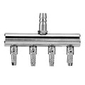 Stainless Steel Aquarium Air Flow Control Valve (8mm to 4mm, Splitter)