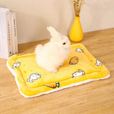 Soft Fleece Pet Bed Mat — Machine-Washable Crate Liner for Small Pets