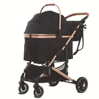 Lightweight Foldable Dog & Cat Outdoor Travel Pet Stroller — New 2025