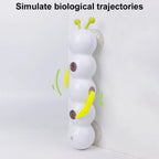 Auto Caterpillar Cat Toy with Wiggling Tail — Rechargeable Motion-Activated Play