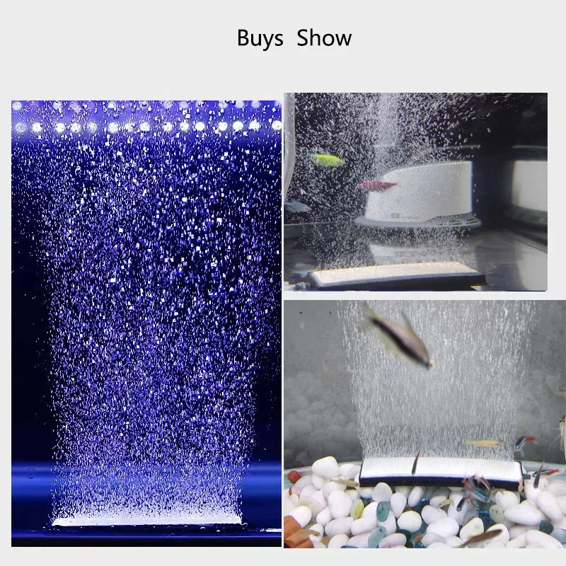 Nano Air Stone Bubble Bar (10cm, Fine Micro-Bubbles, Aquarium)