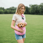 Pet Shoulder Carrier Bag with Safety Harness (Large Capacity, Adjustable)