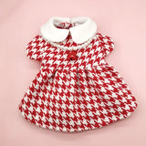 Tweed Dress Jacket for Small Dogs (Christmas Winter Clothes)