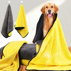 Reusable Microfiber Pet Towel — Quick-Drying, 4 Sizes for Any Breed