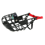 Adjustable Anti-Bite Dog Muzzle (Buckle, Stops Barking, All Breeds)