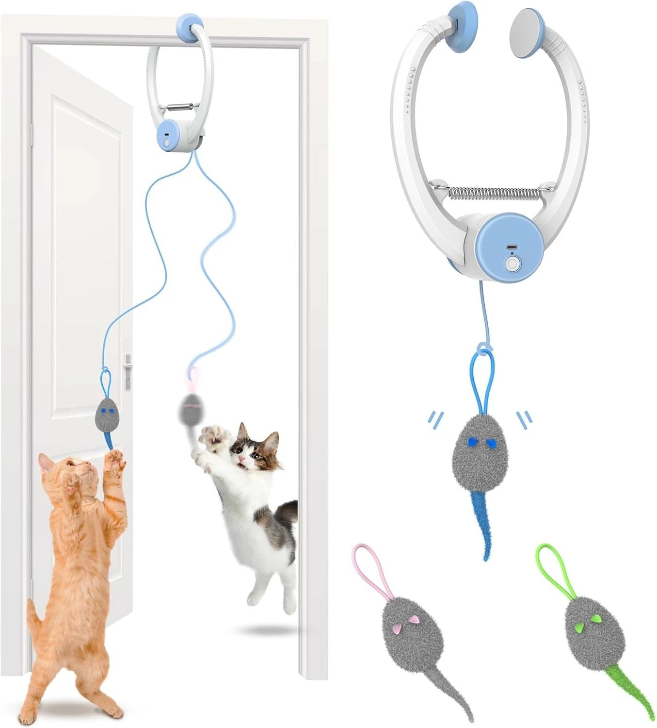 USB Rechargeable Hanging Door Cat Toy