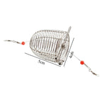 Stainless Steel Shrimp Feeding Dish Bowl (Metal Bait Cage, Fish Tank)