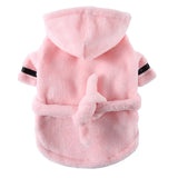 Hooded Dog Bathrobe Pajama — Quick-Drying, Adjustable, S–XL