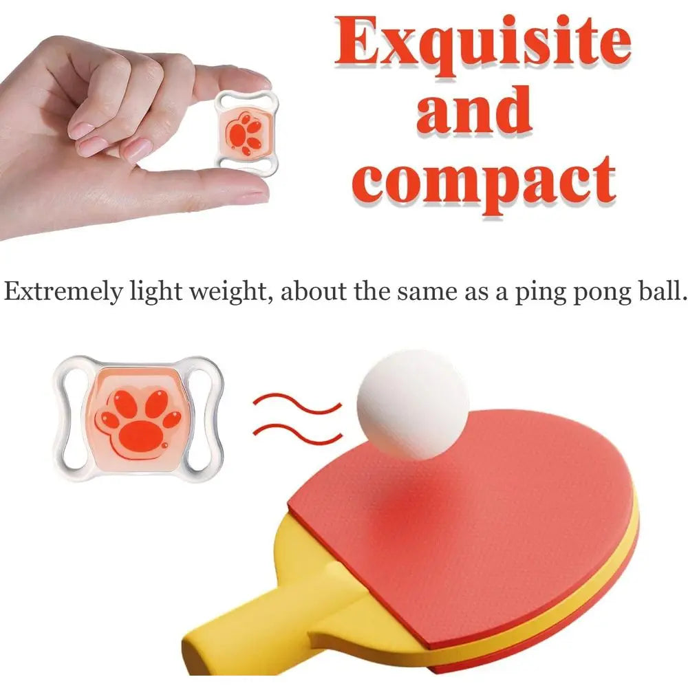 No-Subscription Pet GPS Tracker for Dogs & Cats with Free Collar - Waterproof Real-Time