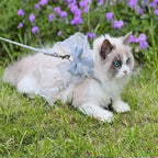 Princess-Style Cat Harness & Leash Set