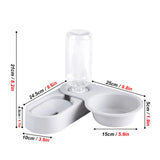 All-in-One Food & Water Bowl — Raised Feeder for Rabbits & Guinea Pigs