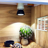 UVA/UVB LED Basking Lamp — Eye-Safe Soft Light for Reptiles