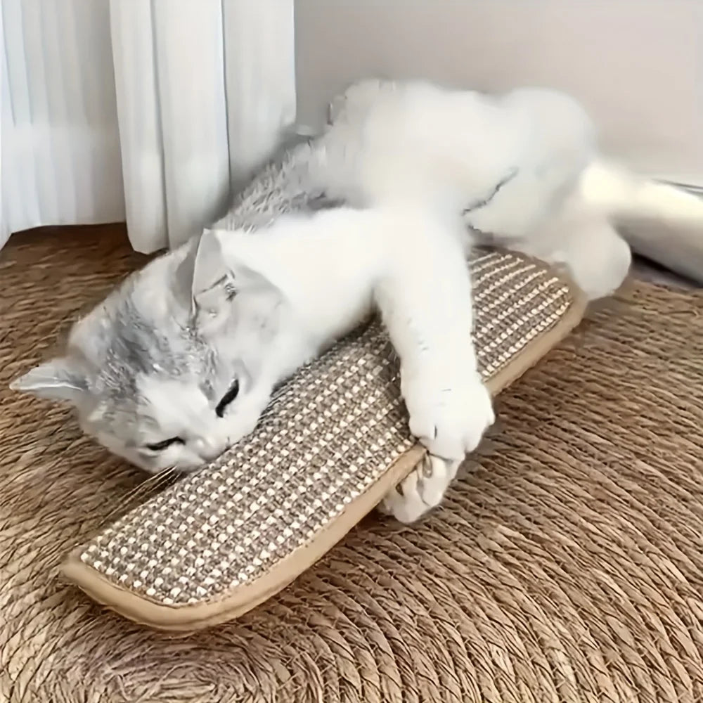 Cat Pillow Game Toy with Scratch Pad — Solo & Interactive Enrichment Set