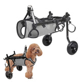 Disabled Pet Wheelchair Long Lasting Rear Leg Dog Wheelchair Recovery Dog Chair Aluminum Alloy Frame Breathable Mesh for Pet