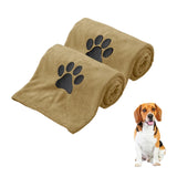 Embroidered Microfiber Dog Towel — Quick-Dry, Soft & Thick Bathing Cloth