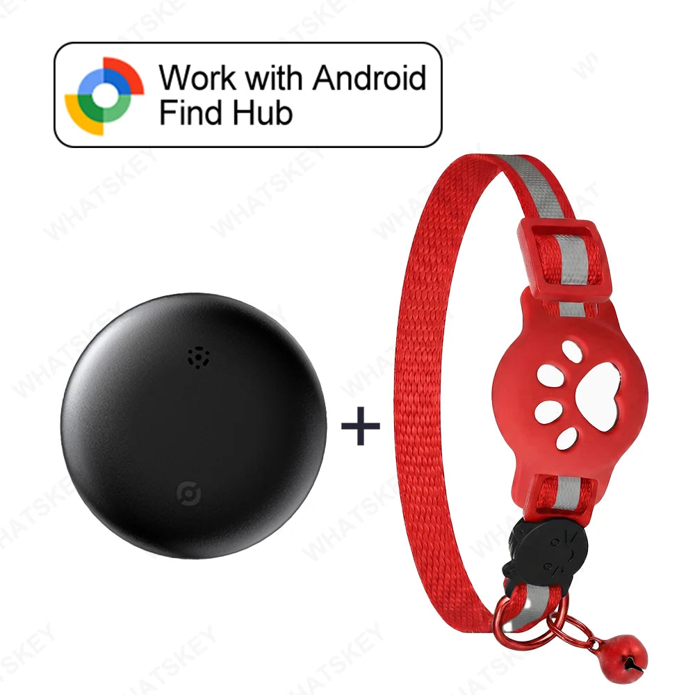 Multi-Purpose GPS Tracker for Pets & Vehicles - Google Find My Collar & Necklace