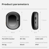 4G GPS Pet Tracker with Electronic Fence & Voice Monitor for Dogs & Cats - IP67 Waterproof