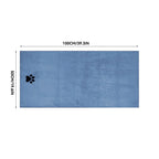 Microfiber Pet Bath Towel — Super-Absorbent Quick-Dry, 2 Sizes