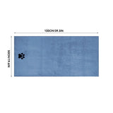 Microfiber Pet Bath Towel — Super-Absorbent Quick-Dry, 2 Sizes