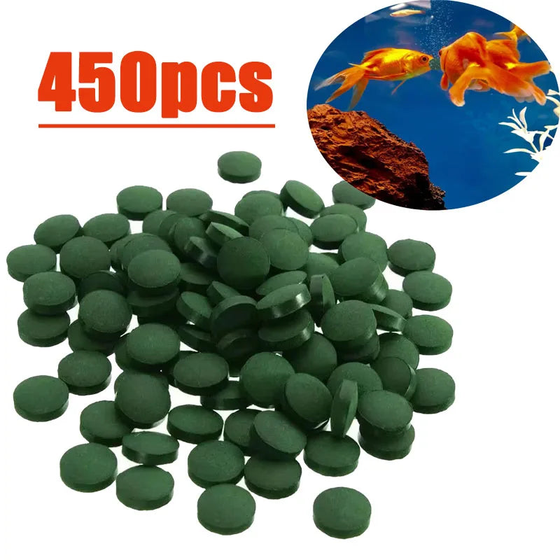 Tropical Fish Spirulina Pellet Tablets (50–650pcs, High Protein Diet)
