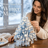 DIY Beaded Christmas Tree Kit (Mini Crystal Desktop Decor)