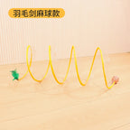 Foldable S-Shaped Cat Tunnel — 8-Channel Steel Wire Frame for Multi-Cat Play