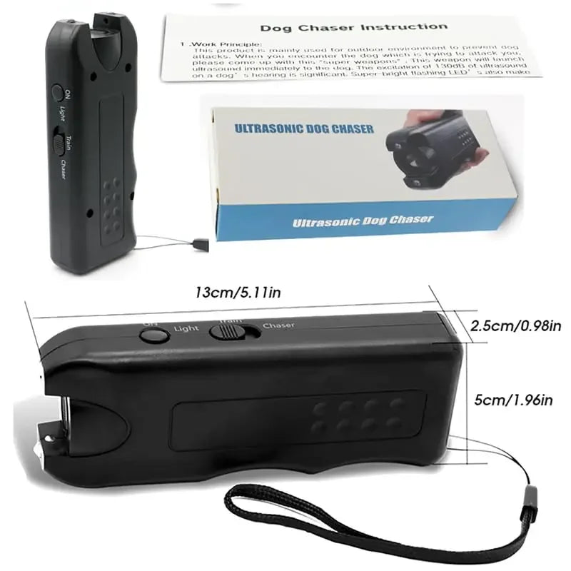 3-in-1 Ultrasonic Dog Deterrent