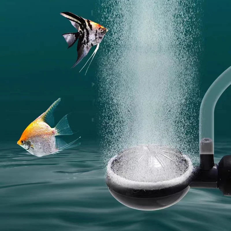 Plastic Aquarium Air Stone Aerator (1–2pcs, Pond & Fish Tank, Bubbler)