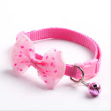 Adjustable Bow Bell Collar — Soft Universal Fit for Cats & Dogs