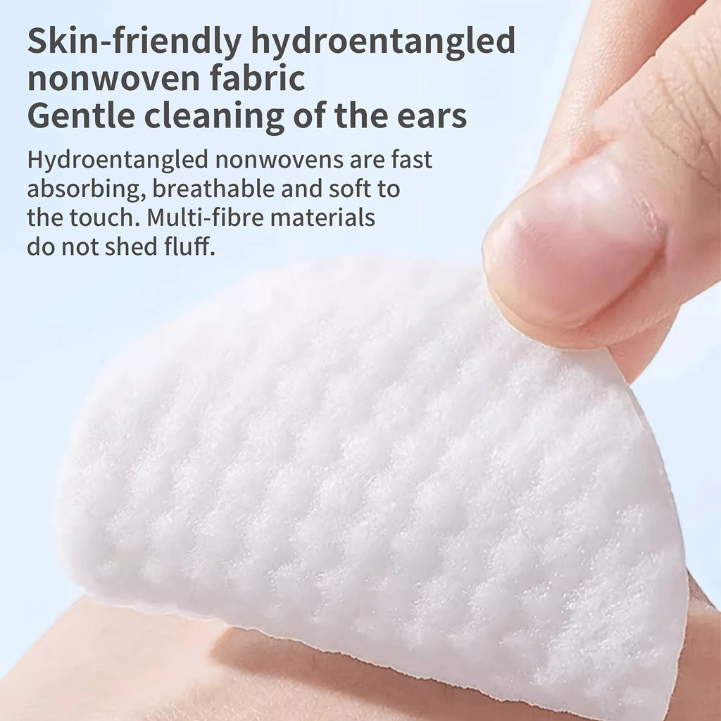 PetClaer Natural Ear Wipes — Double-Sided, Gentle Cleaning, 200-Count