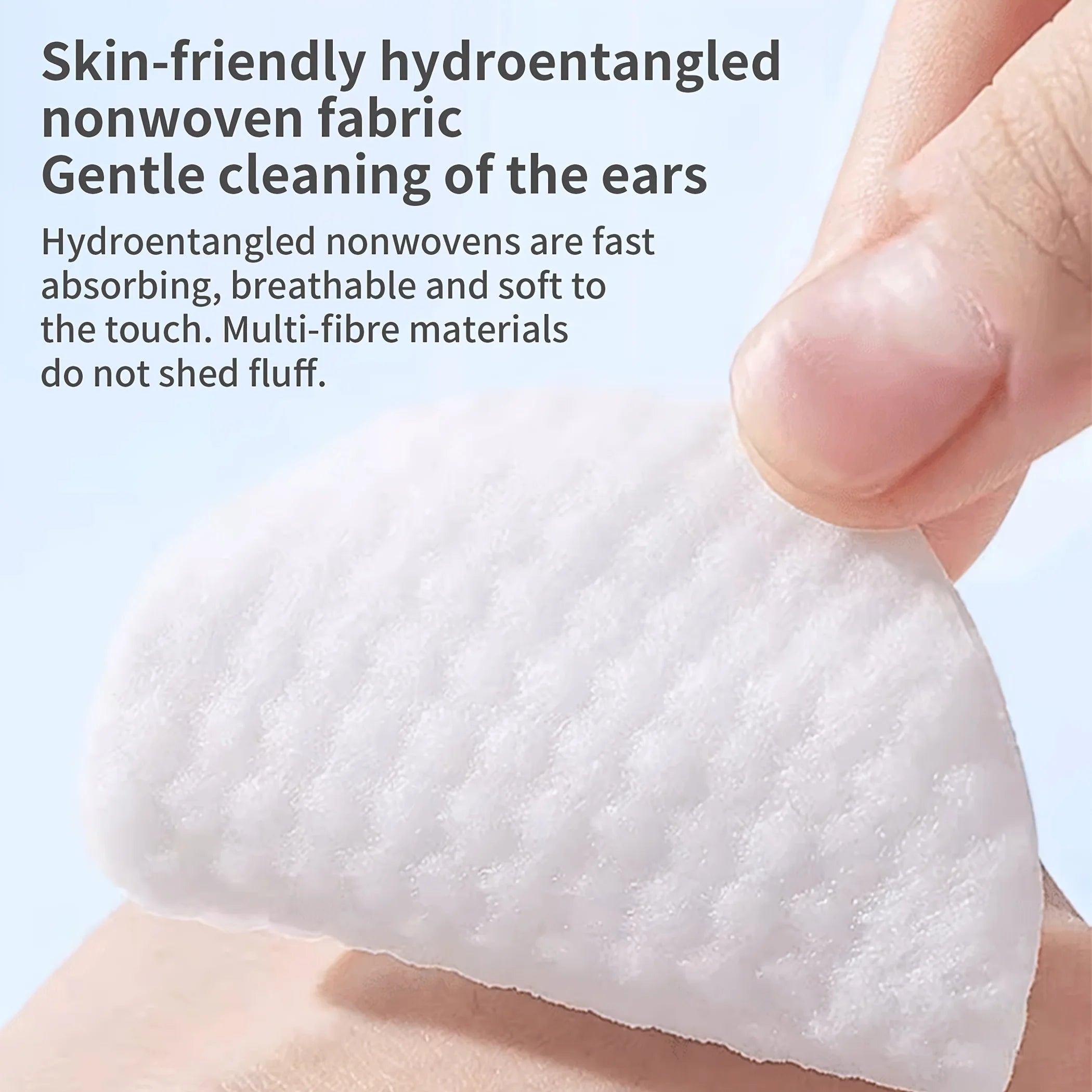 PetClaer Natural Ear Wipes — Double-Sided, Gentle Cleaning, 200-Count