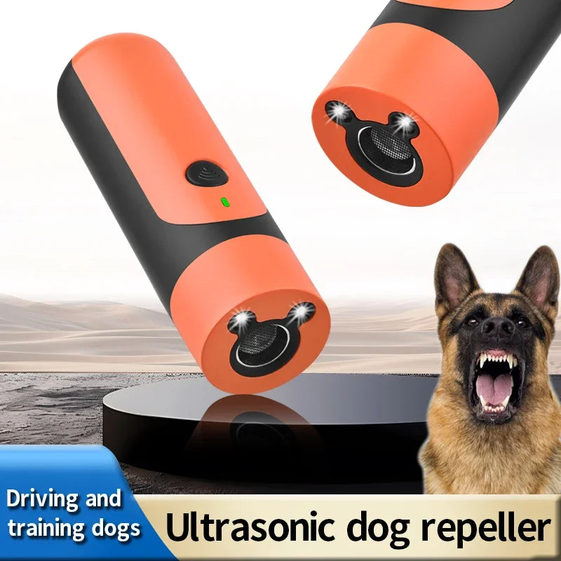 Mini Ultrasonic Dog Repeller & Anti-Bark Training Device - Long-Distance Outdoor