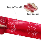 Photodegradable Dog Poop Bags (Strawberry Scented, Red)