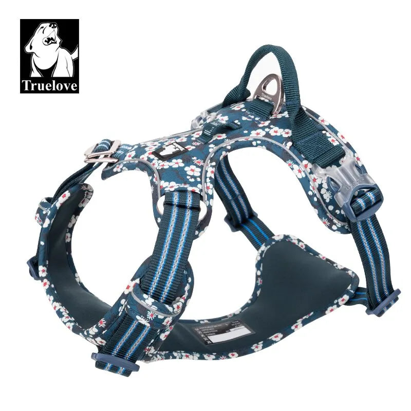TrueLove Floral Dog Harness Vest