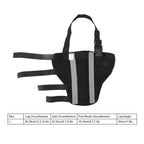 Adjustable Dog Hind Leg Brace (Joint Support, Breathable, XXS to L)