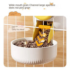 Cage-Hanging Automatic Pet Feeder (Detachable Bowl, Large Capacity)