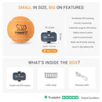4G GPS Tracker for Small Dogs - Real-Time Tracking with Activity Monitoring (Onyx Black)