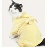 Soft Full-Body Pet Bathrobe — Quick-Dry Wrap for Dogs & Cats