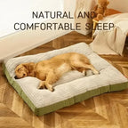 Corduroy Orthopedic Dog Bed for Large Dogs