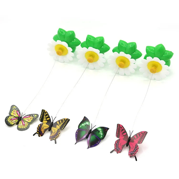 Rotating Butterfly Cat Toy