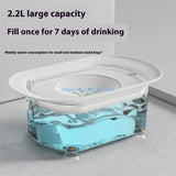 Spill-Resistant Dog Bowl 2200ml (N5KC, Slip-Proof Base, No-Mess Feeding)