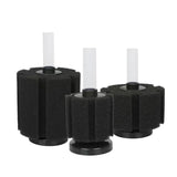 Black Bio Sponge Aquarium Filter (Air Pump Driven, Corner Skimmer, Bio Media)