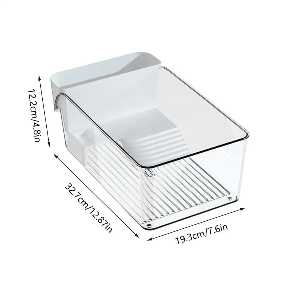 Transparent Plastic Turtle Terrarium & Reptile Breeding Tank