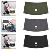 Pet Strollers Edge Cover Washable Guard Dirt Mat Durable Cushion for Dog Crate Accessories