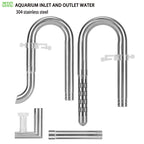 Stainless Steel Aquarium Filter Inlet & Outlet Tubes (Shrimp Safe)