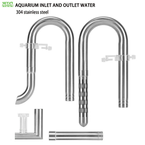 Stainless Steel Aquarium Filter Inlet & Outlet Tubes (Shrimp Safe)