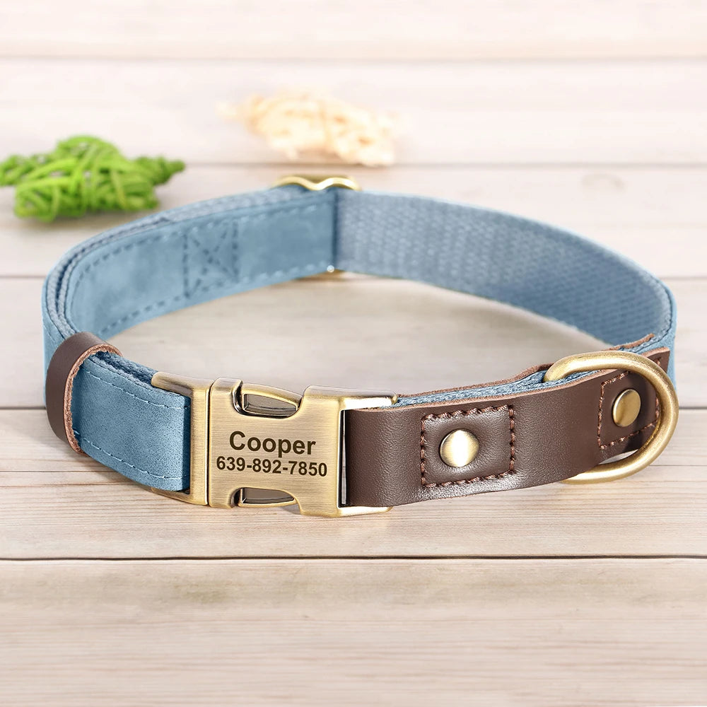 Personalized Dog Collar & Leash Set